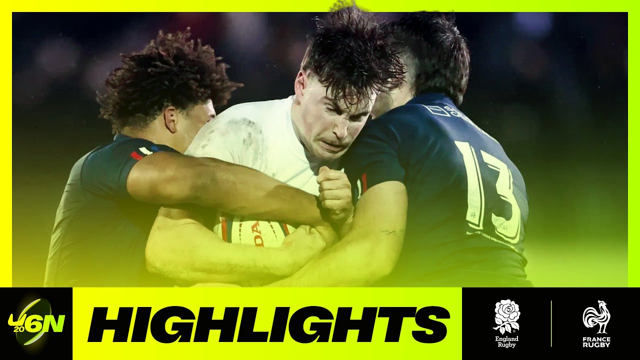 ENGLAND v FRANCE | 2025 U6N20 | RUGBY HIGHLIGHTS