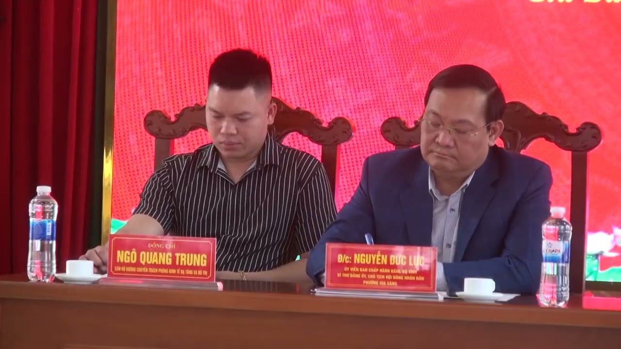 TIẾP XÚC CỬ TRI VẬN ĐỘNG BẦU CỬ ĐẠI BIỂU HĐND PHƯỜNG GIA SÀNG