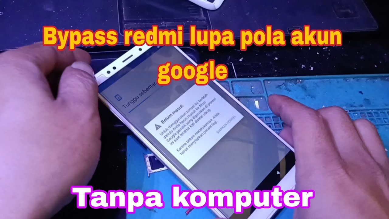 Cara baypass redmi 5 plus lupa akun google, bypass frp redmi 5 plus, lupa akun google redmi 5 plus 