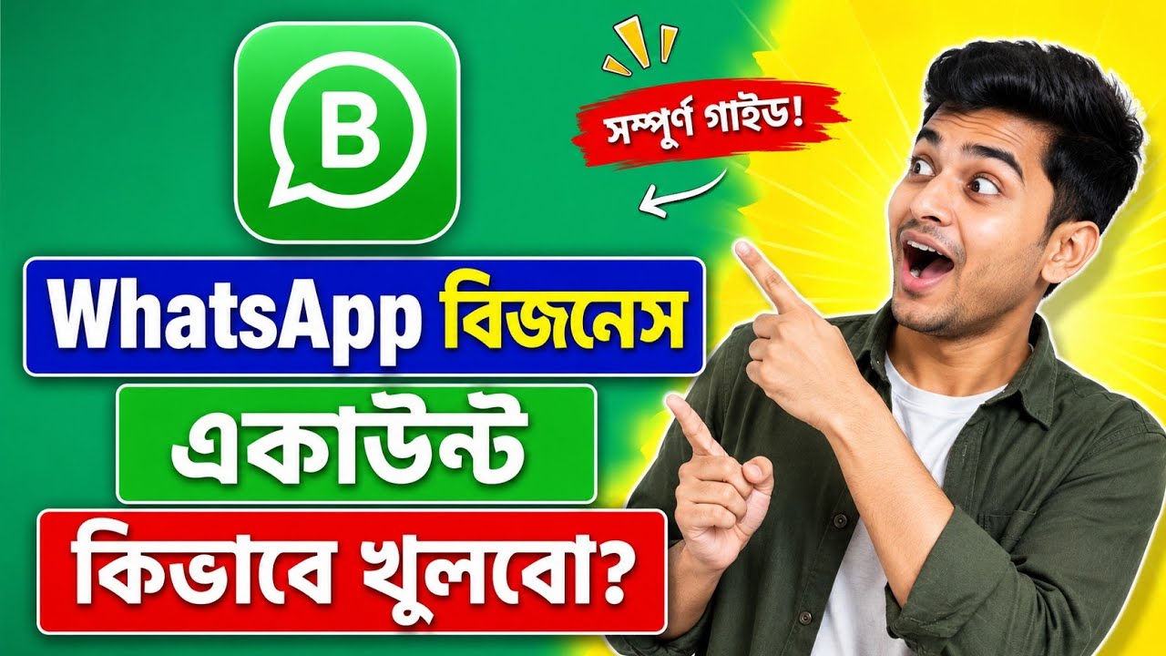 Kivabe WhatsApp Business Account Khulbo | হোয়াটসঅ্যাপ বিজনেস কিভাবে খুলবো