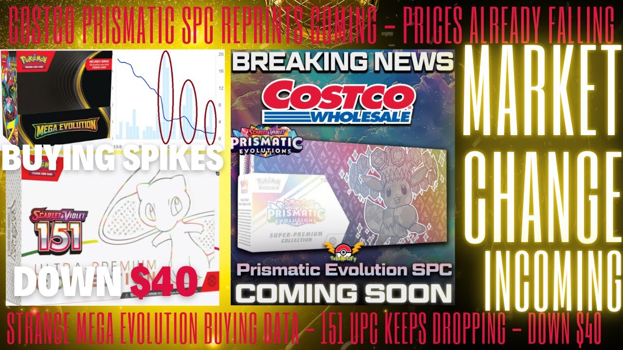 Скоро появятся переиздания Costco Prismatic SPC — цены падают — странные данные Mega EVOL — 151 U...