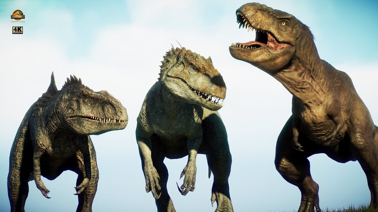 DINOSAURS SIZE COMPARISON - Who is the LARGEST DINOSAUR in Jurassic World Evolution 2
