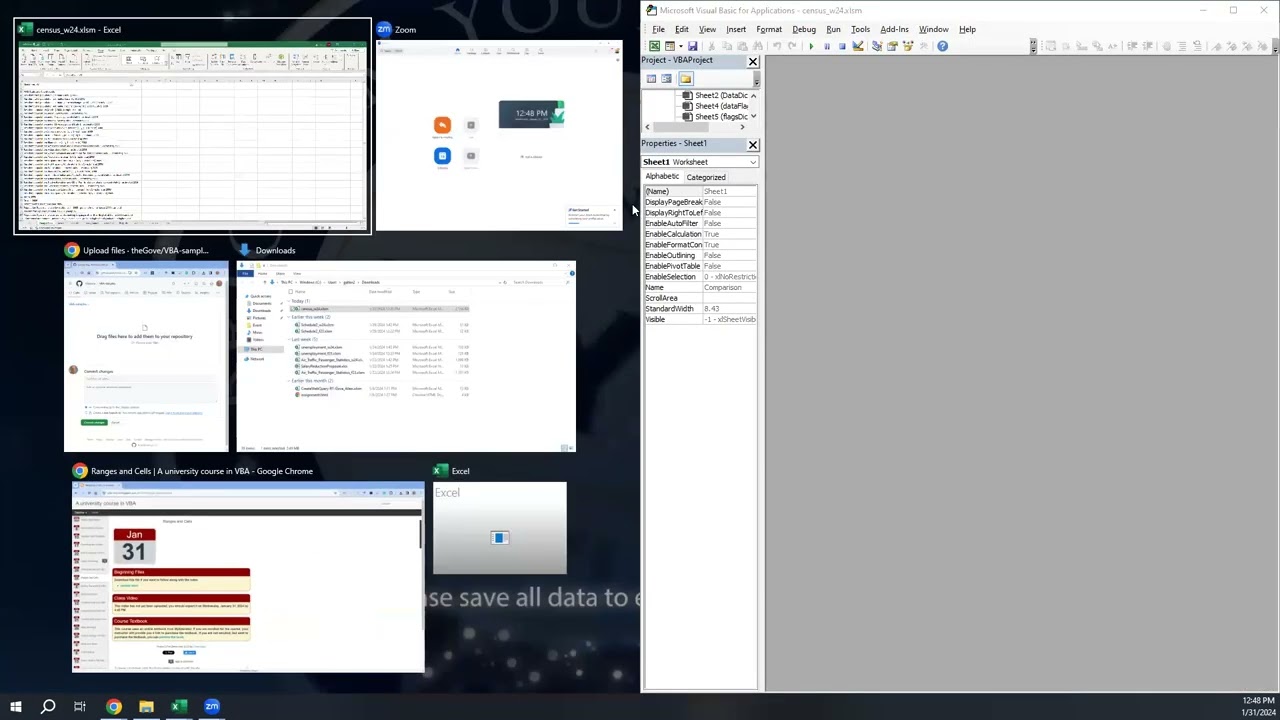 Working with ranges in VBA