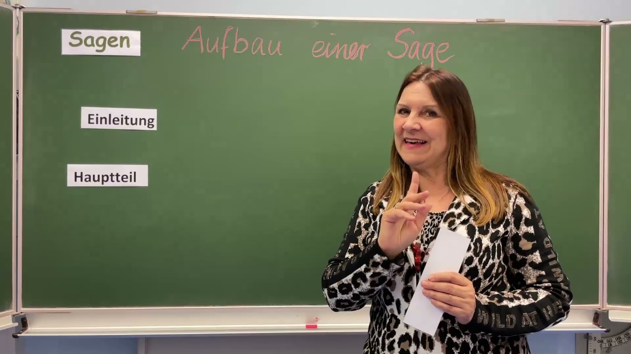 Aufbau von Sagen Teil 1