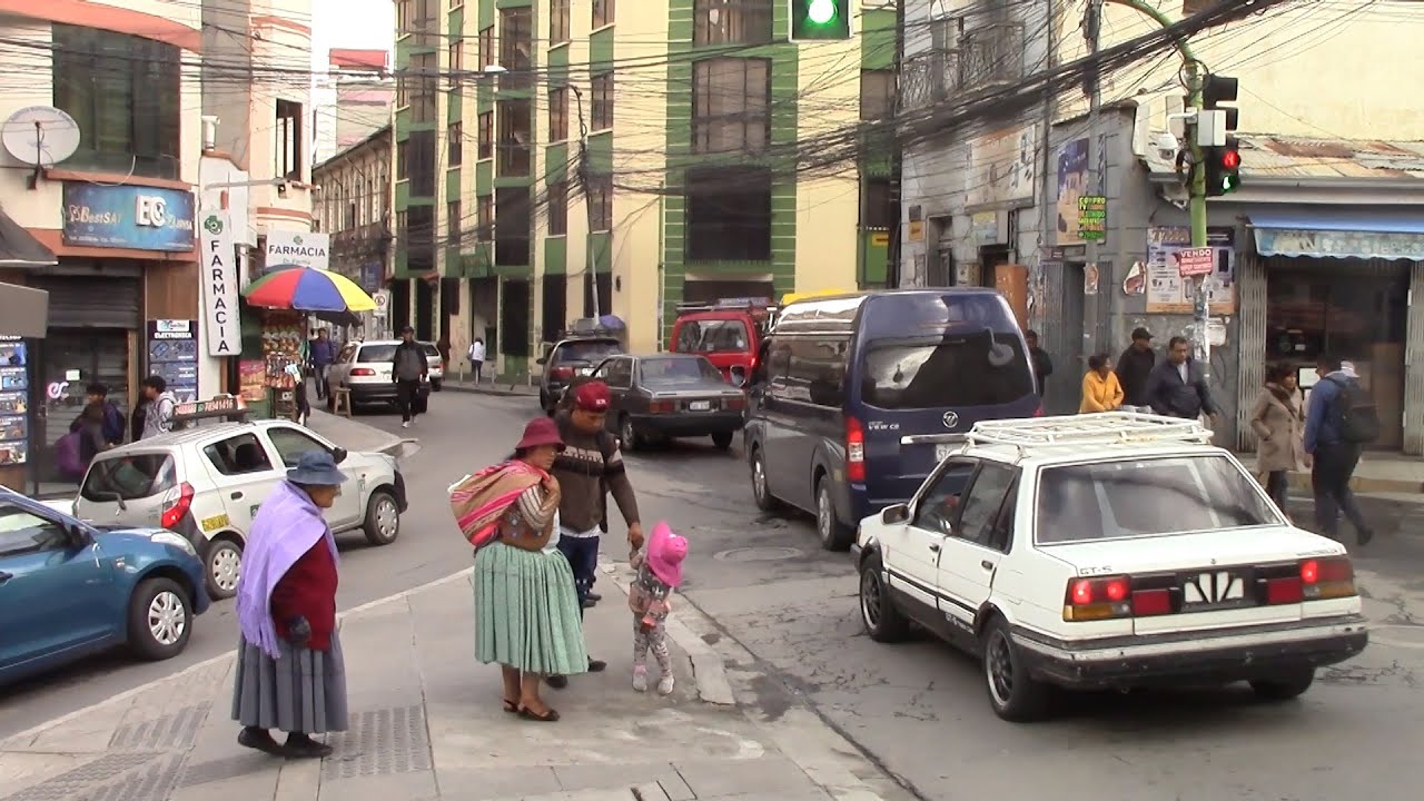 BOLIVIA Maravillosa LA PAZ. Calles del Centro 2024.