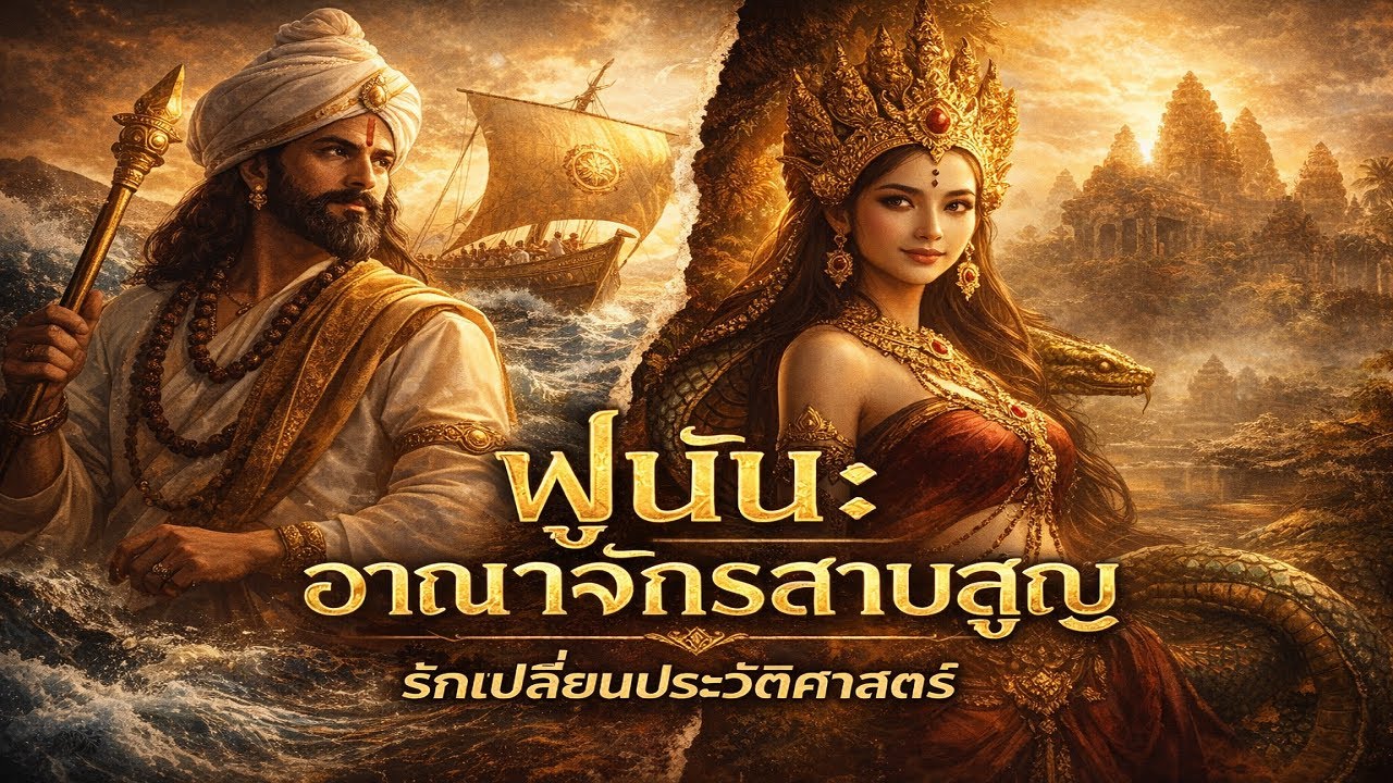 จุดกำเนิดอาณาจักรฟูนัน: ตำนานรักพ่อค้าอินเดียกับเจ้าหญิงพญานาคที่เปลี่ยนเอเชียอาคเนย์ตลอดกาล