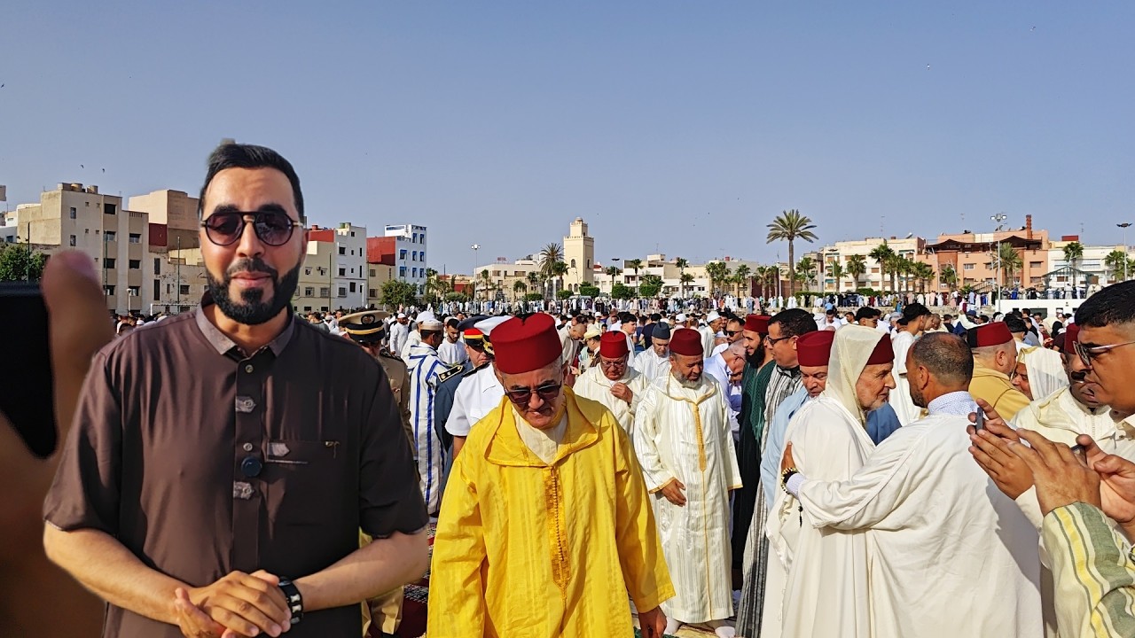 أجواء صلاه عيد الأضحى بـ الناظور وسط إقبال كبير من الساكنة رجال ونساء ـ Nador