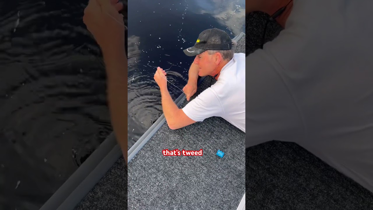 Can a fish be caught on dental floss
