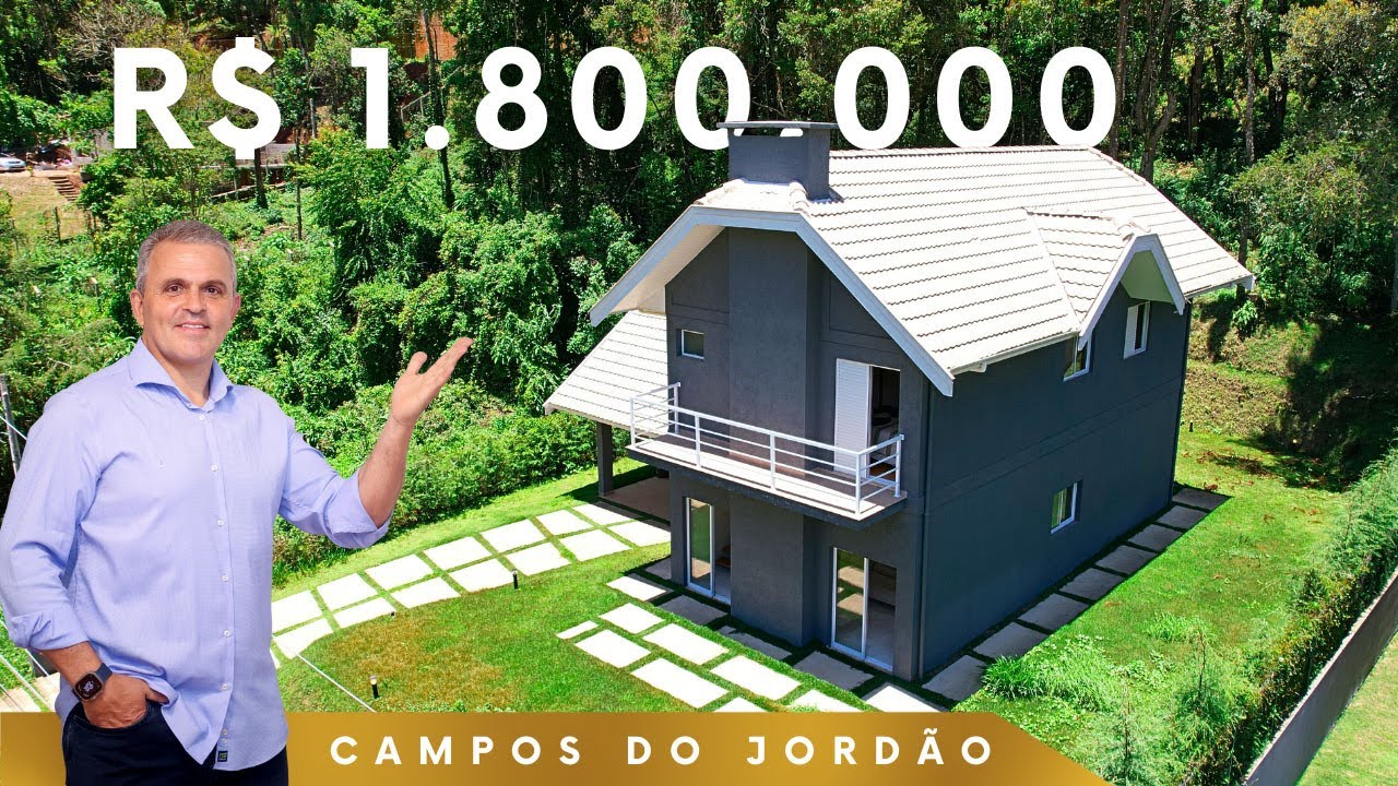 Casa pronta para morar em meio a natureza em Campos do Jordão!