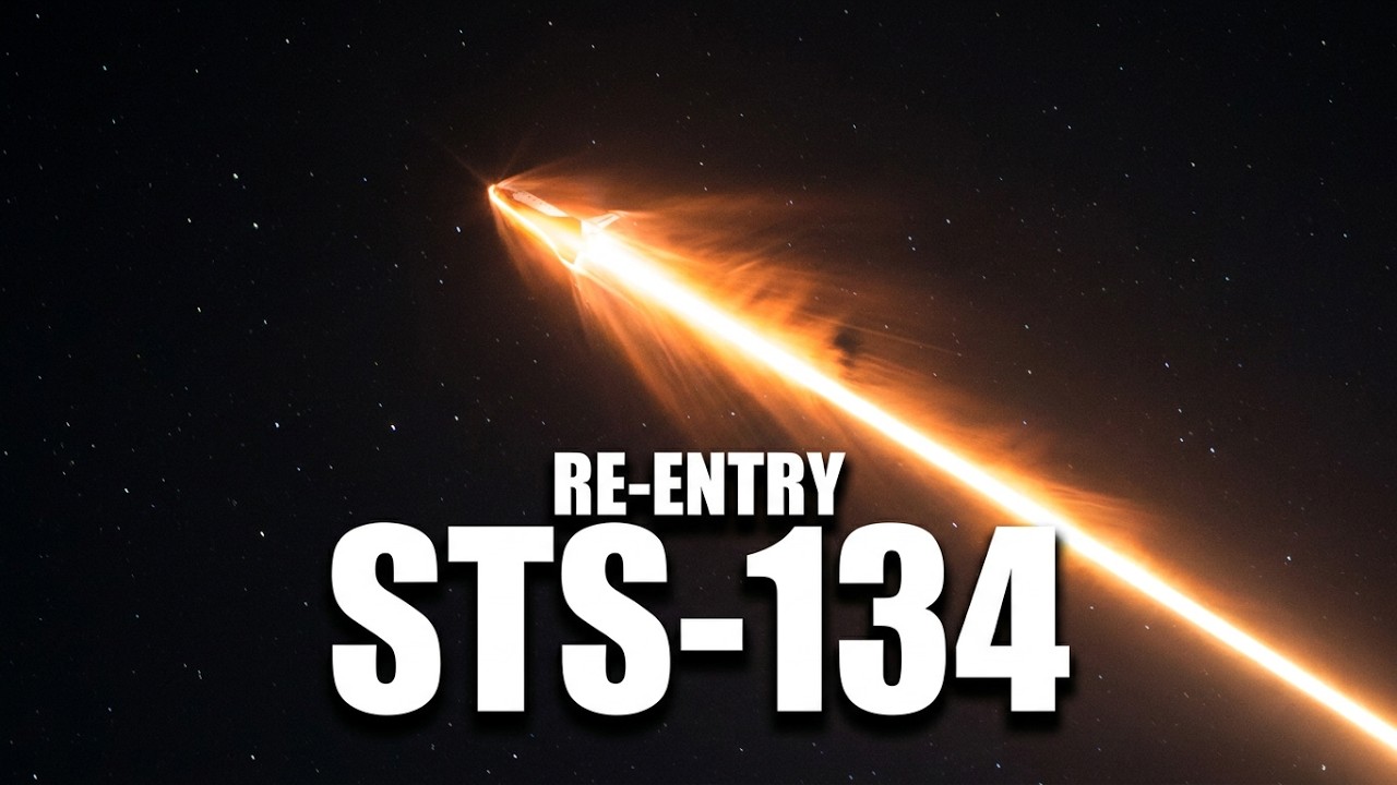 Last Endeavour Space Shuttle Re-entry STS-134 01-06-2011 Merida Mexico