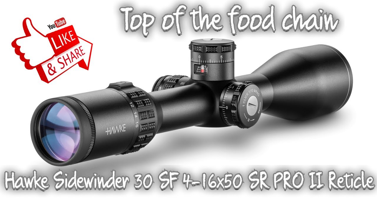 Hawke Sidewinder 30 SF 4-16x50 SR PRO II сетка