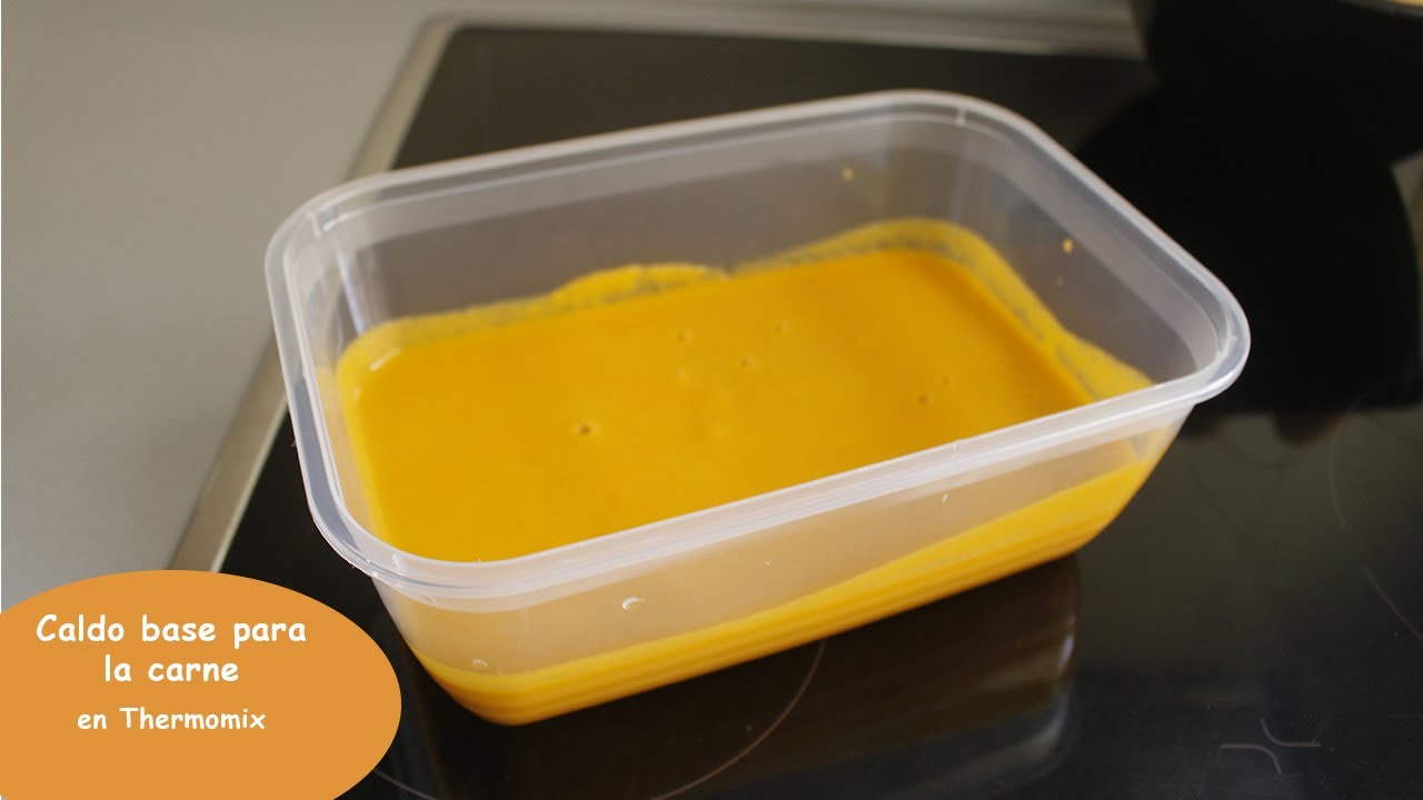 Caldo base para la carne en Thermomix