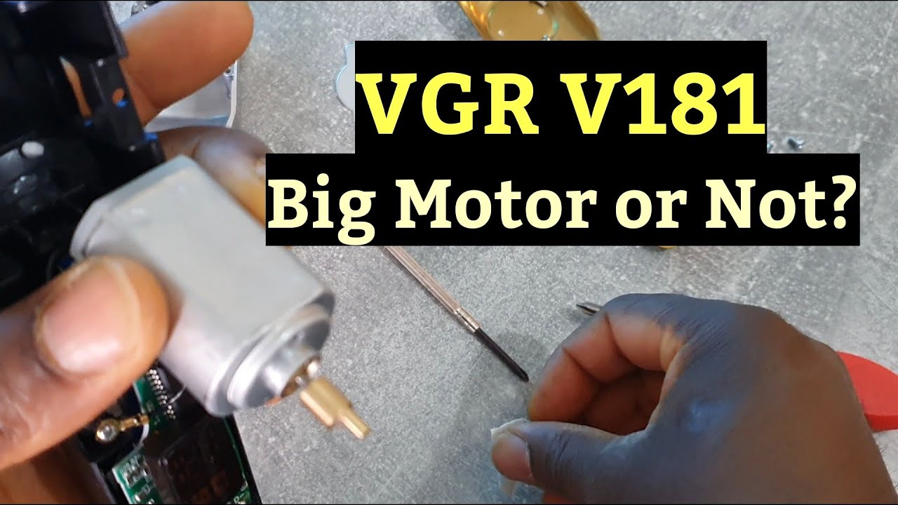 VGR V181 Teardown | Motor | Battery