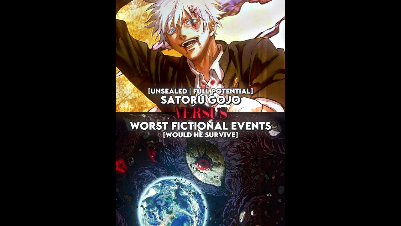 SATORU GOJO VS WORST FICTIONAL EVENTS || #anime #capcut #edit #jujutsukaisen #starwars #marvel #dc