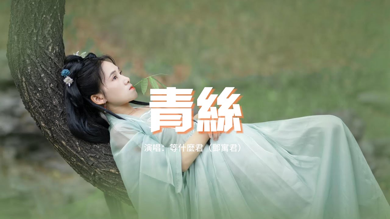 等什麼君 - 青絲（原唱：時光膠囊樂隊）『君不見妾起舞翩翩，君不見妾鼓瑟綿綿，君不見妾嫣然一笑醉人容顏。』【動態歌詞MV】