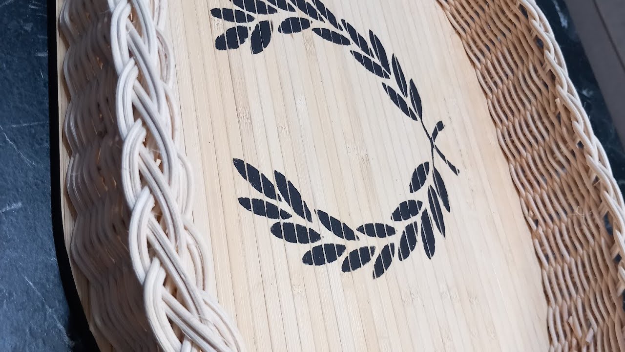 Rattan Bambu tepsi yapımı🧚‍♂️😍
