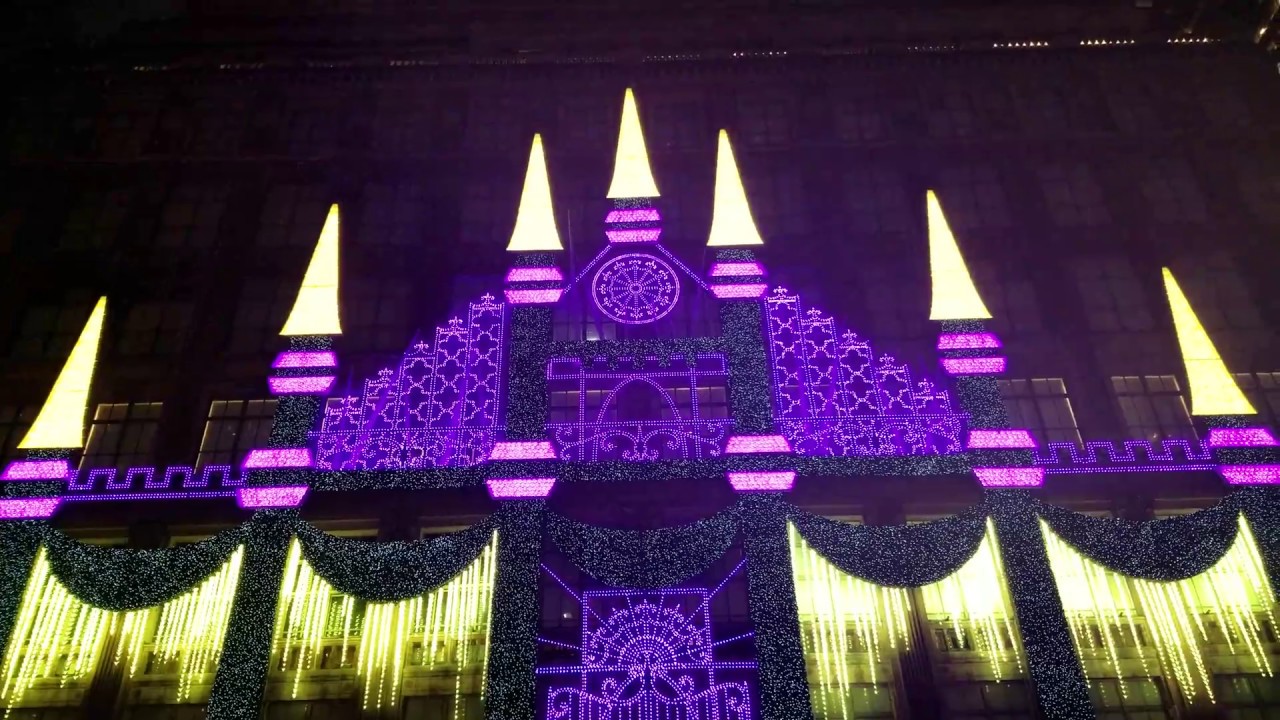 Saks Fifth Avenue 2016 Holiday Light Show (Carol of the Bells)