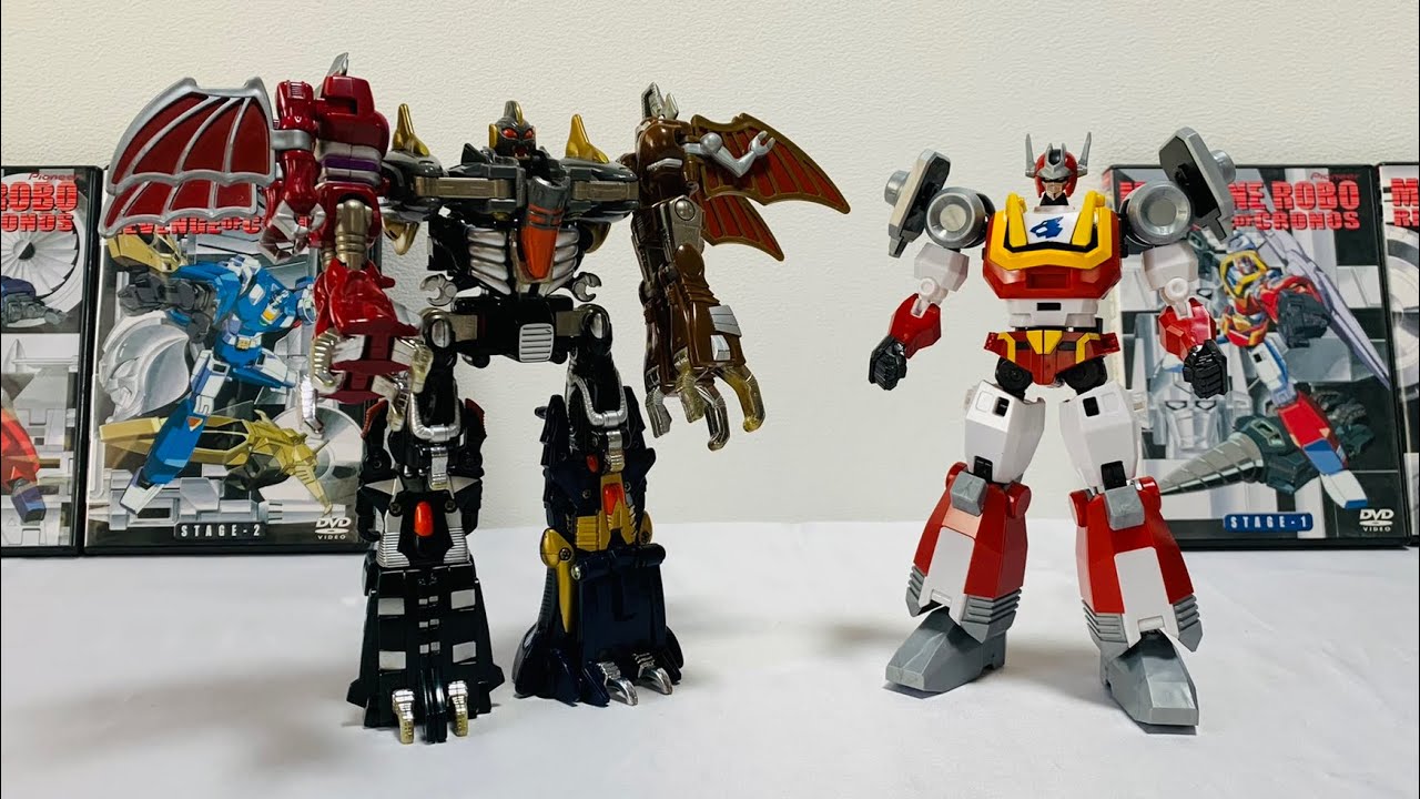 【マシンロボ】六鬼合体『デビルサターン6❗️』バイカンフーの敵役登場👍 / Machine Robo Devil Satan 6