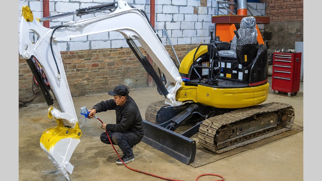 Restoring And Refurbishing And Upgrading a Long-Abandoned Mini Cat 303 CR Excavator