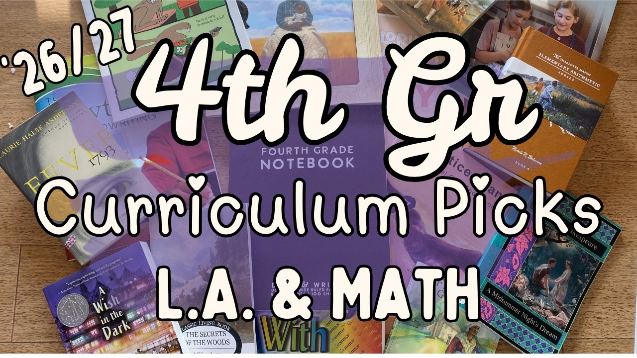 SHOCKING 4TH GRADE CURRICULUM PICKS! 2026/2027