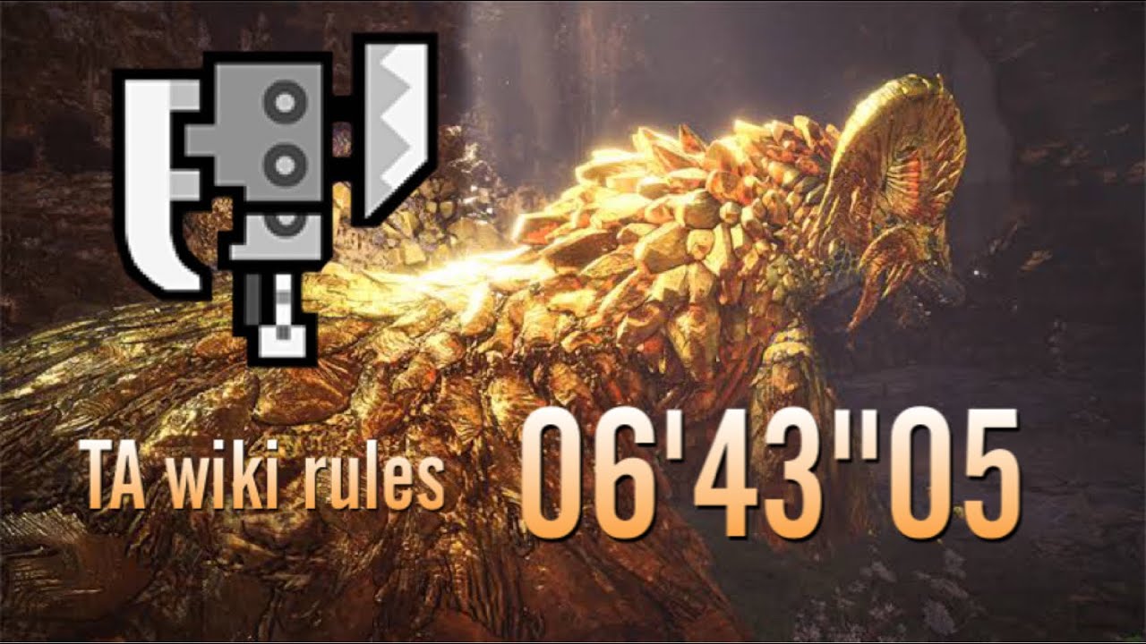 【MHW:I PS5】終わりなき黄金時代 マムタロト スラッシュアックス TA wiki rules 06'43