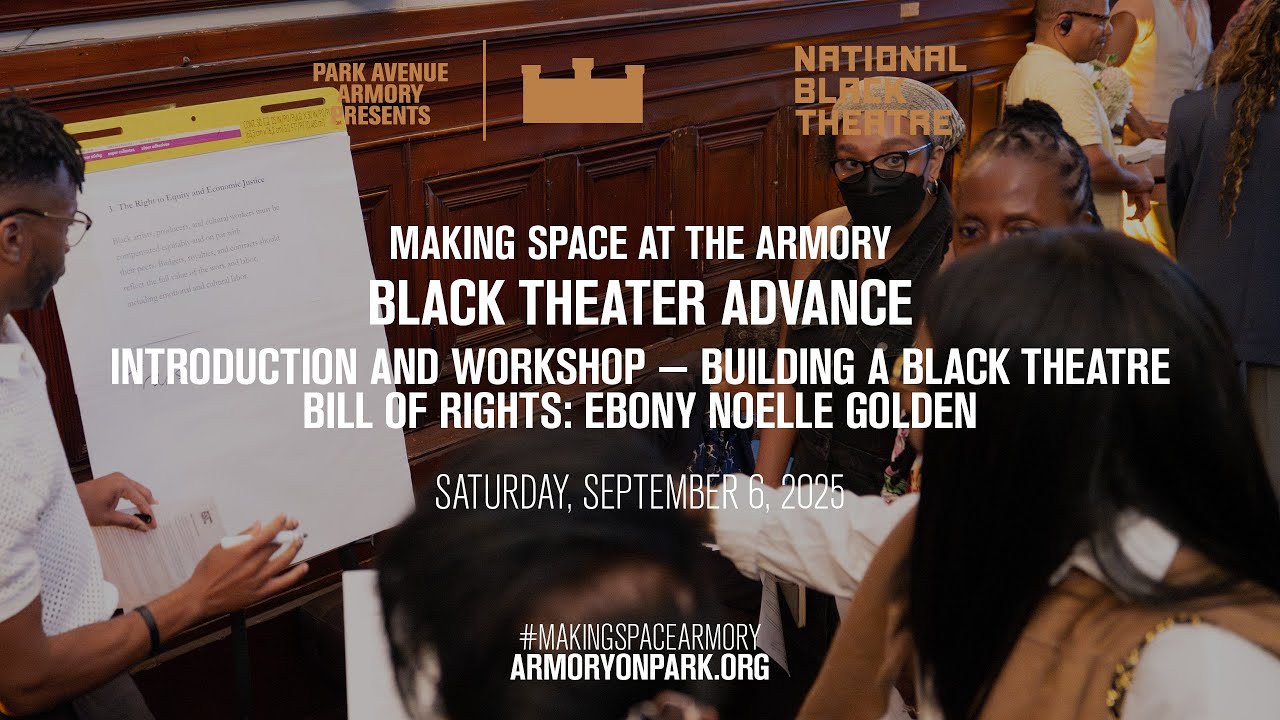 Workshop: Building a Black Theatre Bill of Rights with Ebony Noelle Golden | Black Theater Advance