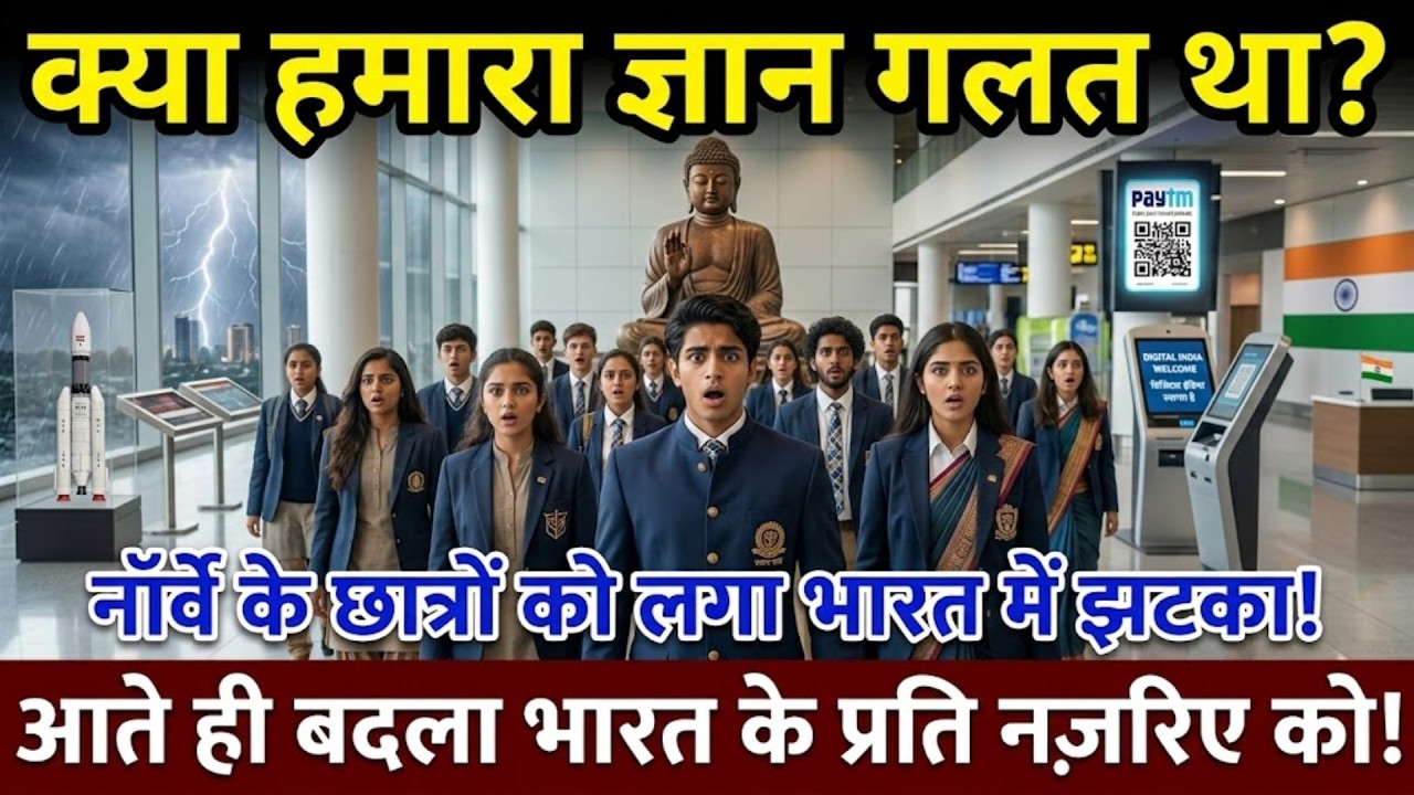 हमारी शिक्षा गलत थी भारत देखकर विदेशी छात्रों के होश उड़ गए