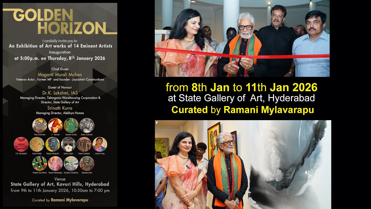 GOLDEN HORIZON Art Exhibition 8 1 2026 @k ramesgbabu7910