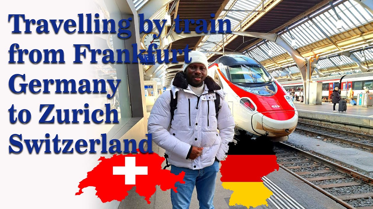 Frankfurt Germany train station to Zurich Switzerland 🇨🇭