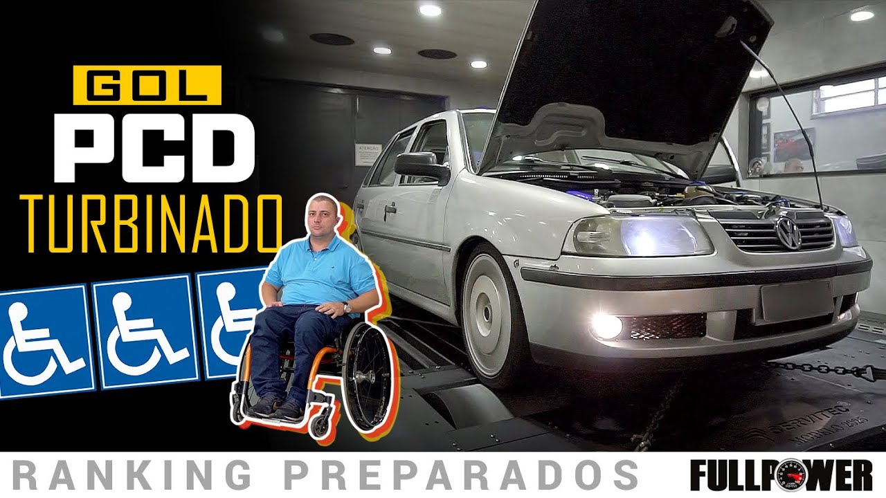 Turbo + adaptação = realização e diversão a bordo do Gol G3. Ranking preparados FULLPOWER PCD!