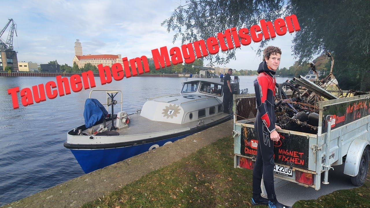 Magnetfischen endet in Taucheinsatz !!! MaScottchen & Co mit Verstärkung in Berlin unterwegs