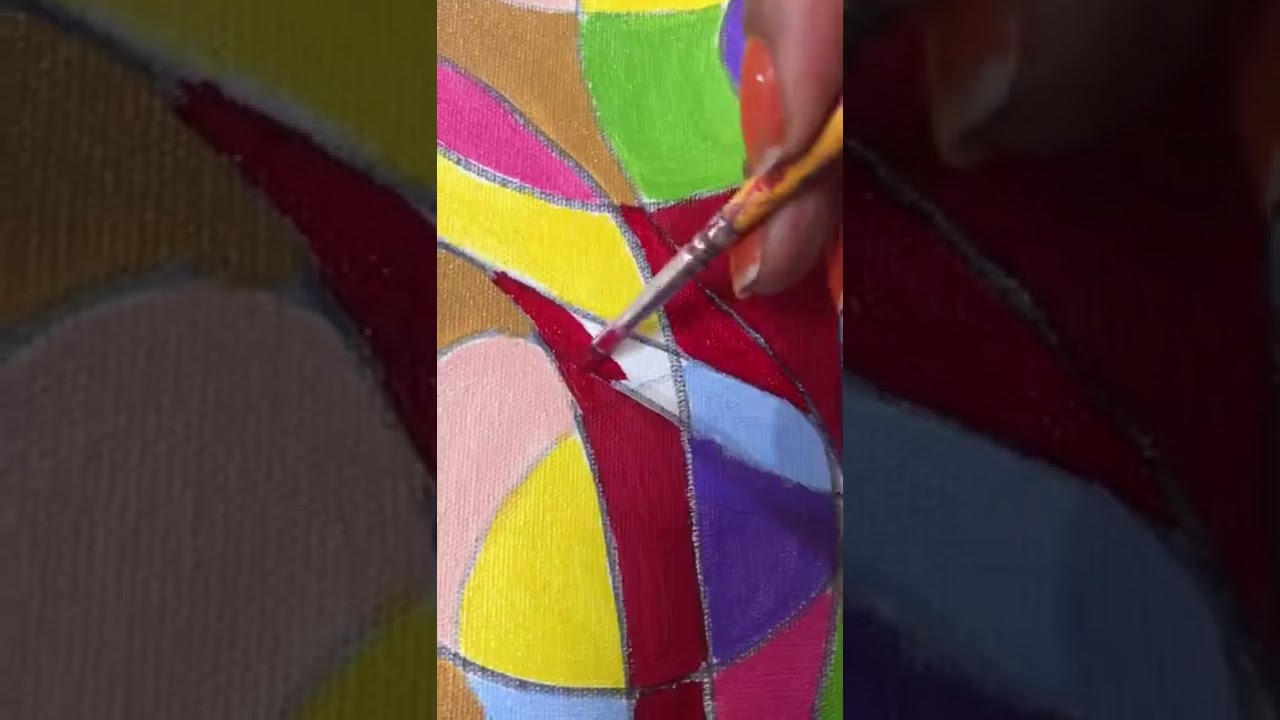 Arte abstrata e suas surpresas. #quadro