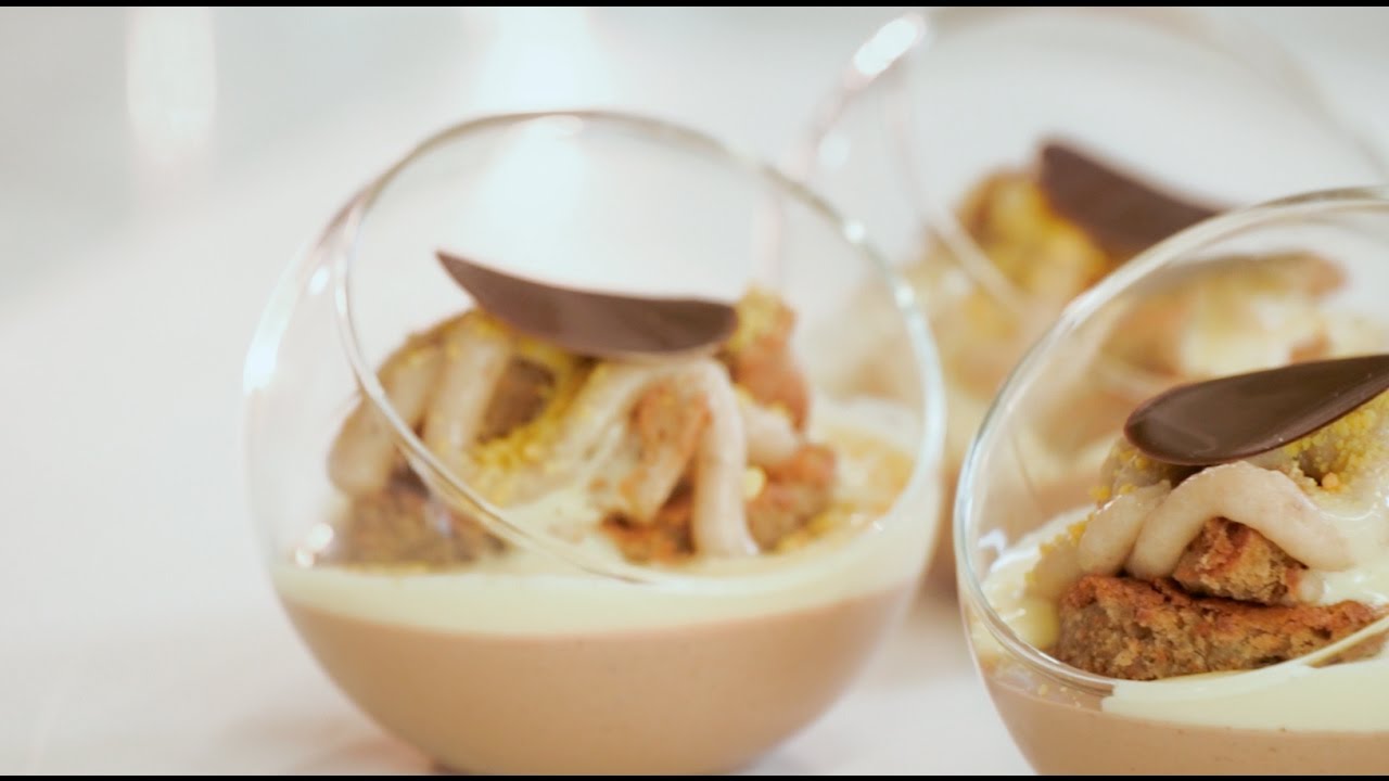 Verrine de banana y nuez moscada - Paso a Paso con JG