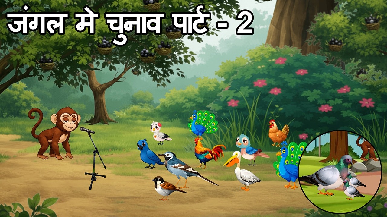 Jangal me Chunav Part 2 | दरिंदगी पर अच्छाई की जीत । कबूतर बनी जंगल की सरपंच