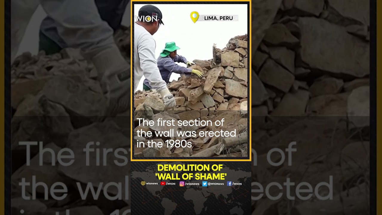 'Wall of shame' separating rich & poor to be torn down in Peru