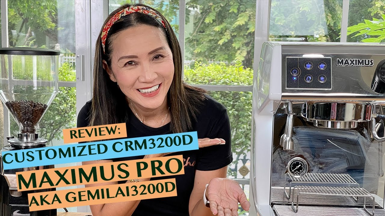 REVIEW: MAXIMUS PRO - CUSTOMIZED GEMILAI CRM3200D SERIES SINGLE GROUP DUAL BOILER ESPRESSO MACHINE
