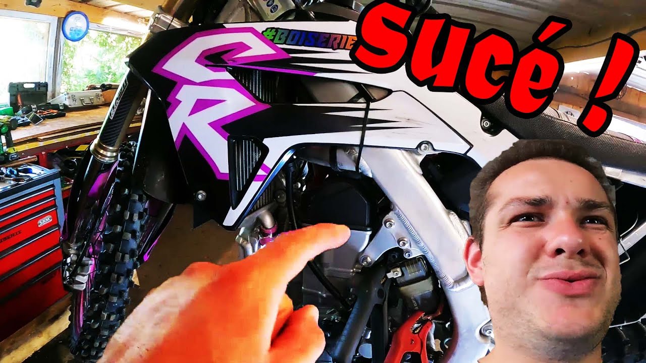 J'ai déjà sucé le moteur de ma CRF 2021, je démonte tout (Episode 01)