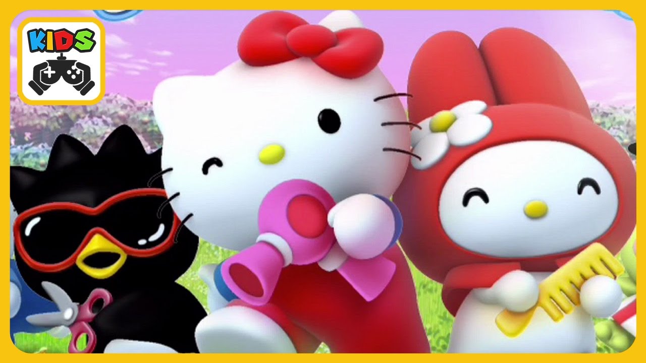 Хелло Китти Салон красоты *  Hello Kitty Beauty Salon от Sanrio * мультик игра для девочек