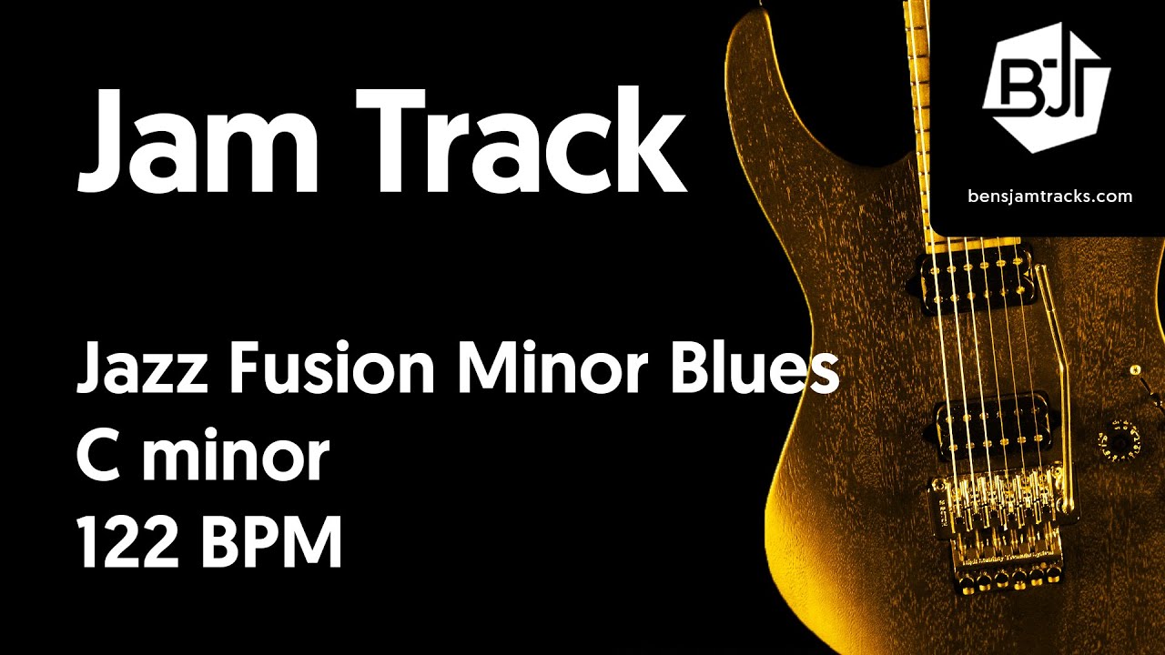 Jazz Fusion Minor Blues Jam Track in C minor 