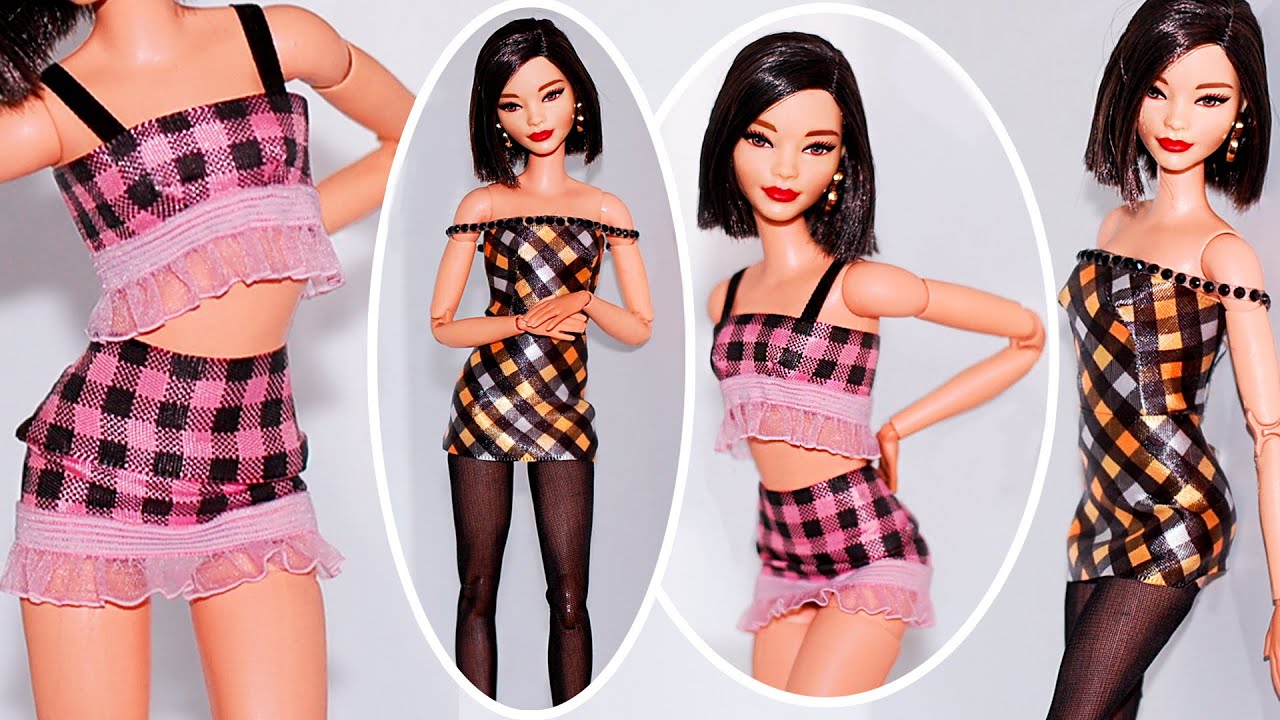 How to Make the Ultimate No-Sew Barbie Fashion: DIY Dress, Top, Skirt, and Socks Tutorial