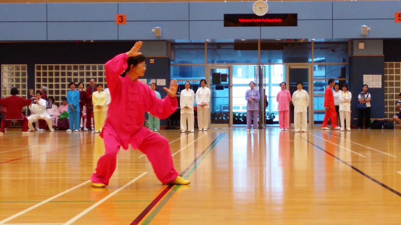 香港太極總會 - 太極表演欣賞會2016 - 曾玉梅師傅 - 傳統楊式太極拳27式