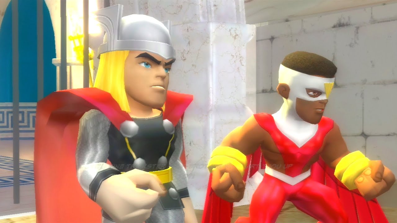Marvel Super Hero Squad: The Infinity Gauntlet - Walkthrough Part 2 - Episode 2: Rhythm of Olympus