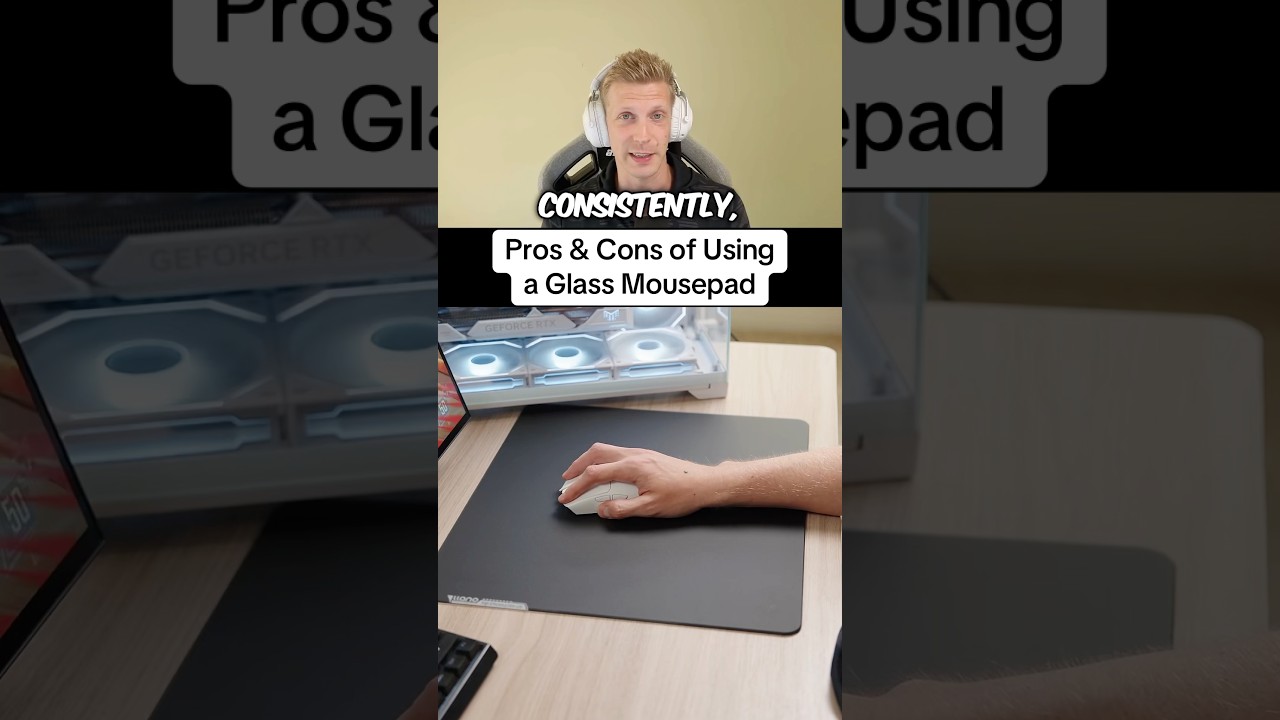PROS & CONS of using a Glass Mousepad #gaming