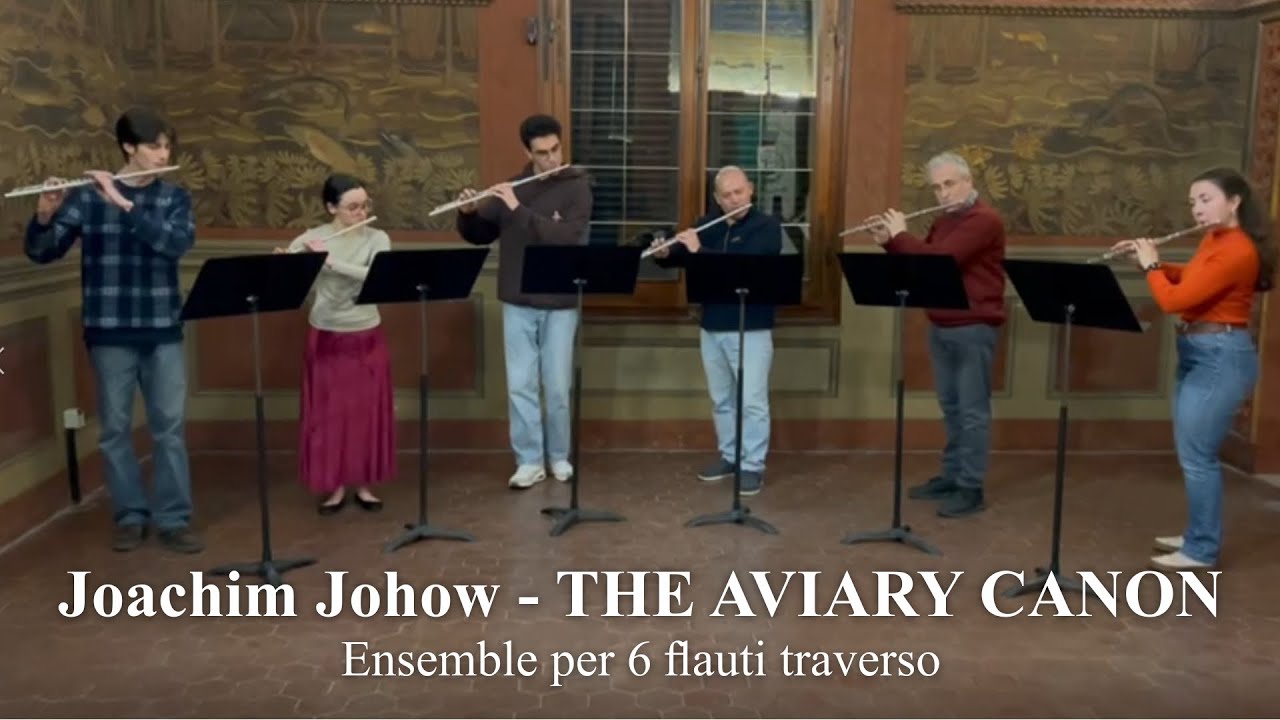 Joachim Johow, The Aviary Canon –  ensemble di flauti traverso | Il Temporale APS