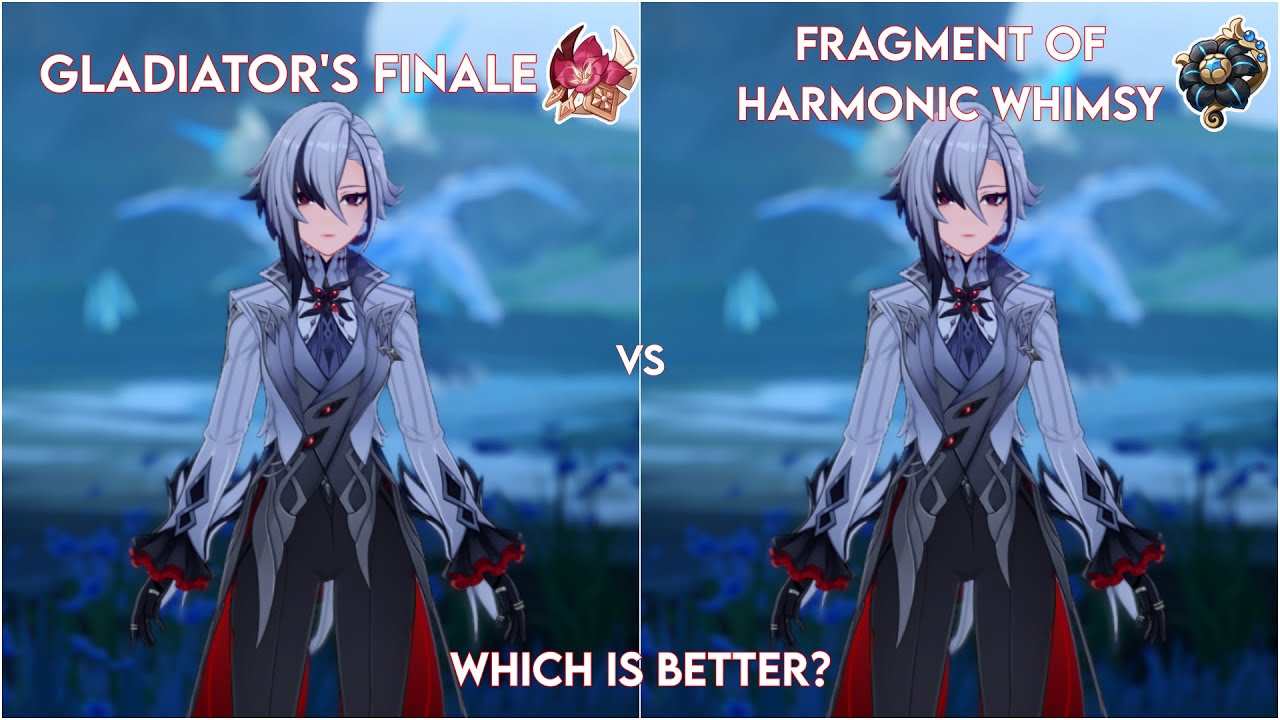 Gladiator's Finale vs Harmonic Whimsy on C0R1 Arlecchino | Which Is Better?? Genshin Impact