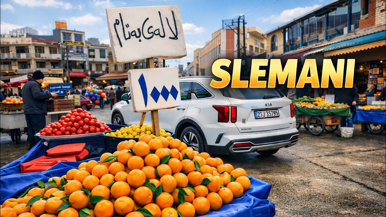 Walking Through Slemani’s Famous Bazaar KURDISTAN | سلێمانی