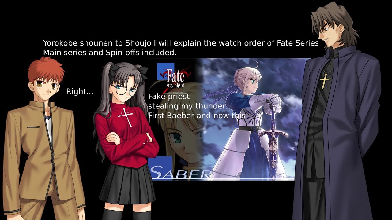 This is the best way to watch the Fate series from the main series to spin-offs