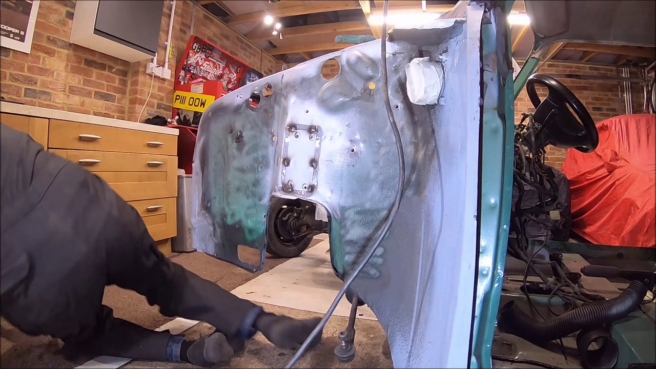 Classic Mini Workshop - Project Sprout Pt.30 Inner Wing and Engine Steady Repair