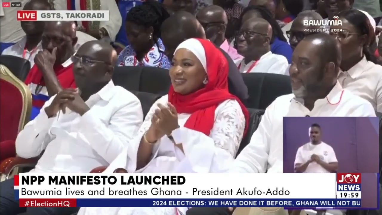 Akufo-Addo delivers his speech at NPP manifesto launch, insists Mahama's record won't be forgotten