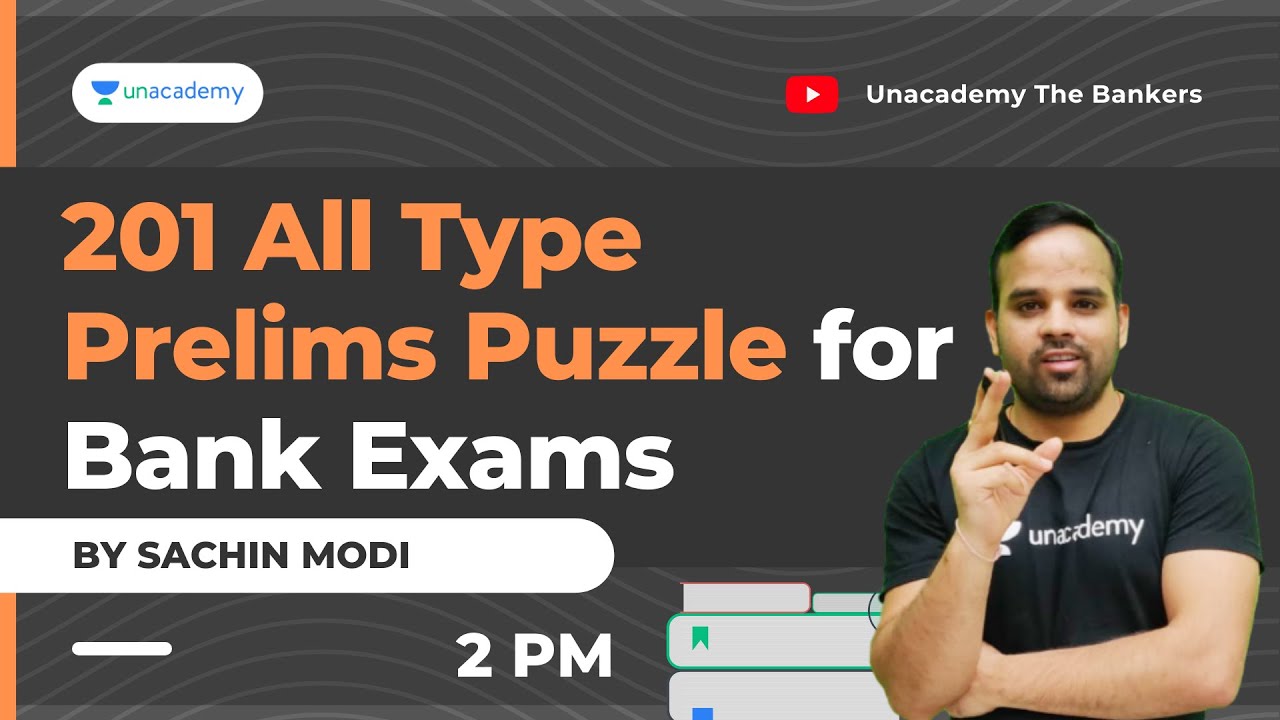 201 All Type Prelims Puzzle for Bank Exams|Day-6|The Bankers|Sachin Modi